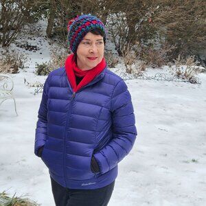 Eddie Bauer 650-Fill Goose Down Puffer Coat Women’s Large